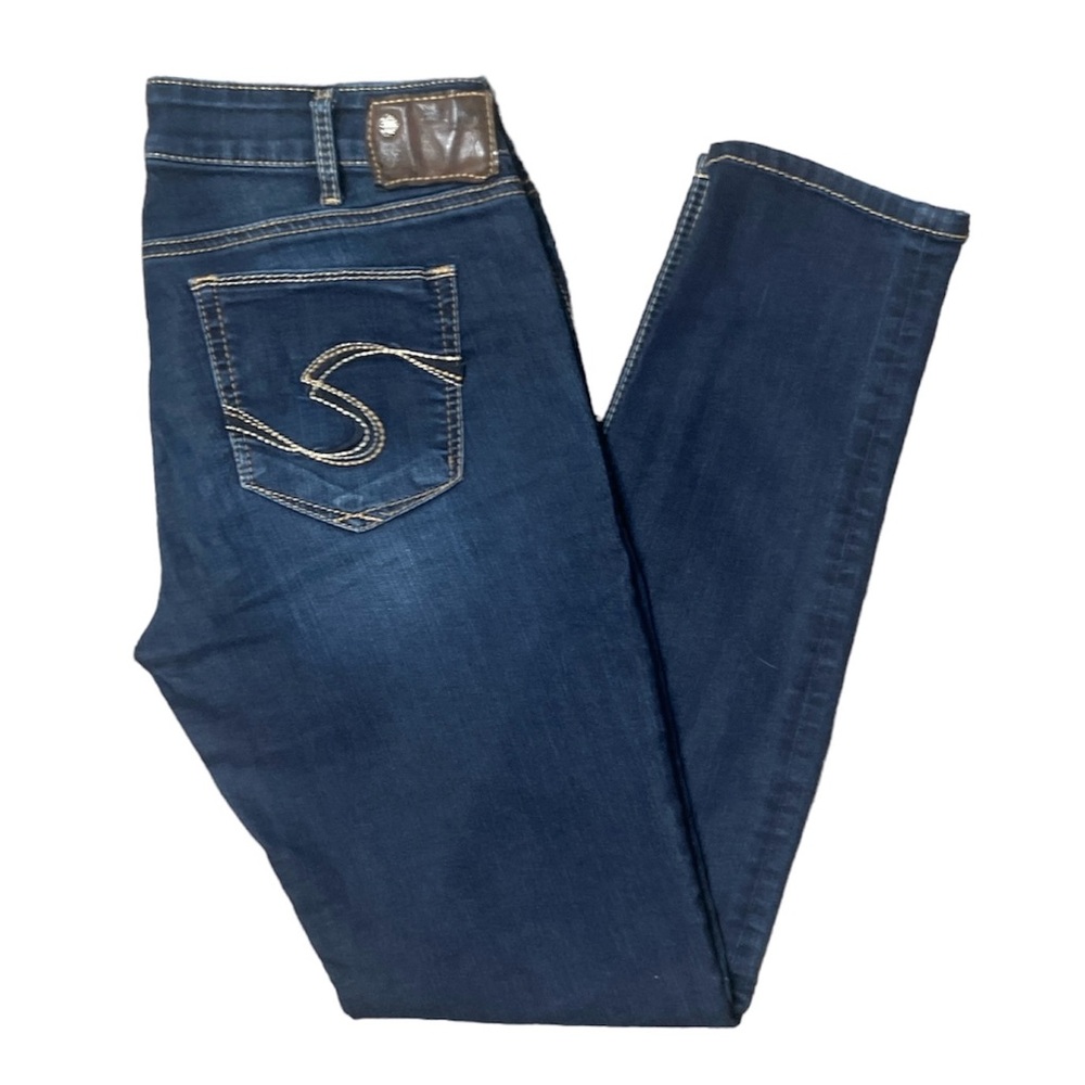 Women’s Silver Jeans Mid Rise Suki Jegging W31/L31 Dark Wash